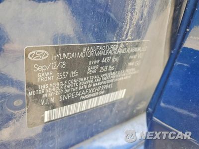 Zdjęcie 13 z 13 samochodu: 2019 HYUNDAI SONATA SEL VIN:5NPE34AFXKH739941 - miniatura