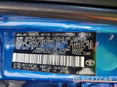 Zdjęcie 12 z 12 samochodu: 2013 TOYOTA PRIUS C THREE VIN:JTDKDTB34D1532843 - miniatura