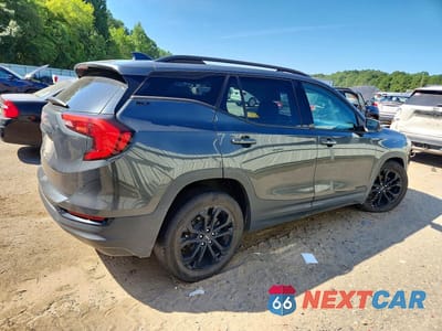 Trzecie zdjęcie samochodu z tyłu: 2021 GMC TERRAIN SLT VIN:3GKALPEVXML375240 - miniatura