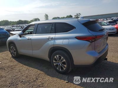 Drugie zdjęcie samochodu z przodu: 2020 TOYOTA HIGHLANDER HYBRID XLE VIN:5TDGBRCH2LS507059 - miniatura