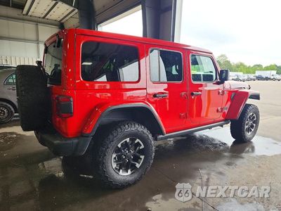 Trzecie zdjęcie samochodu z tyłu: 2025 JEEP WRANGLER RUBICON 4XE VIN:1C4RJXR66SW533636 - miniatura