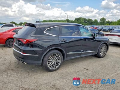 Trzecie zdjęcie samochodu z tyłu: 2022 ACURA MDX ADVANCE VIN:5J8YE1H84NL033711 - miniatura