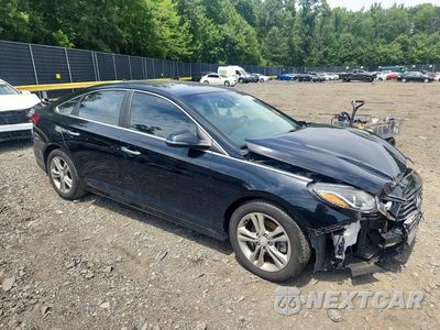 Czwarte zdjęcie samochodu z boku: 2018 HYUNDAI SONATA SEL VIN:5NPE34AF2JH604161 - miniatura