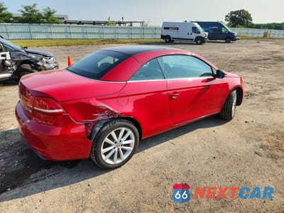 Trzecie zdjęcie samochodu z tyłu: 2013 VOLKSWAGEN EOS KOMFORT VIN:WVWBW8AH1DV003072 - miniatura