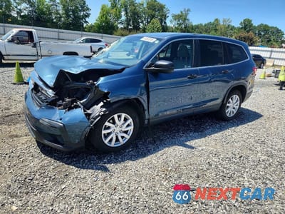 2019 HONDA PILOT LX 5FNYF5H17KB033013 - główne zdjęcie licytacji z USA - miniatura