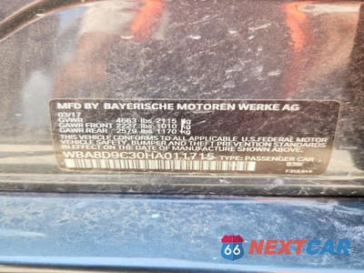 Zdjęcie 13 z 13 samochodu: 2017 BMW 330 XI VIN:WBA8D9C30HA011715 - miniatura