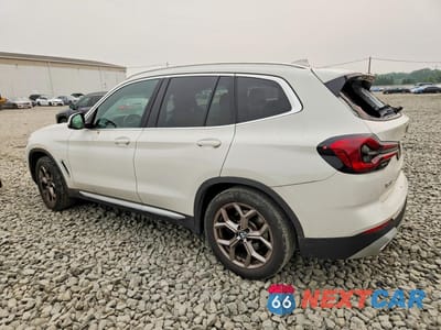 Drugie zdjęcie samochodu z przodu: 2022 BMW X3 XDRIVE30I VIN:5UX53DP05N9L86703 - miniatura