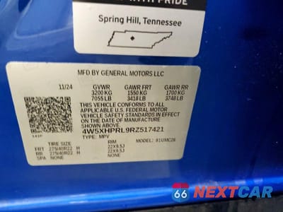 Zdjęcie 13 z 13 samochodu: 2024 ACURA ZDX TYPE-S VIN:4W5XHPRL9RZ517421 - miniatura