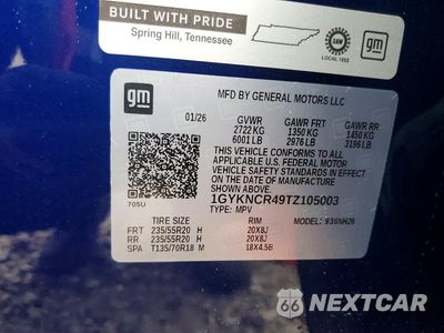 Zdjęcie 14 z 14 samochodu: 2026 CADILLAC XT5 PREMIUM LUXURY VIN:1GYKNCR49TZ105003 - miniatura