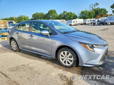 Czwarte zdjęcie samochodu z boku: 2021 TOYOTA COROLLA LE VIN:JTDEPMAE7MJ143109 - miniatura