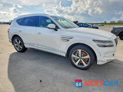 Czwarte zdjęcie samochodu z boku: 2021 GENESIS GV80 3.5T ADVANCED+ VIN:KMUHCESCXMU071054 - miniatura