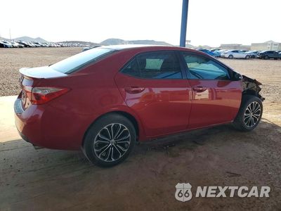 Trzecie zdjęcie samochodu z tyłu: 2016 TOYOTA COROLLA VIN:2T1BURHE7GC673305 - miniatura