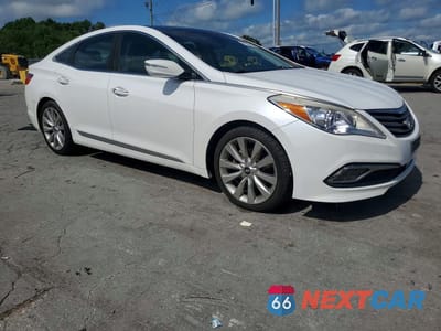 Czwarte zdjęcie samochodu z boku: 2017 HYUNDAI AZERA LIMITED VIN:KMHFH4JG2HA586613 - miniatura
