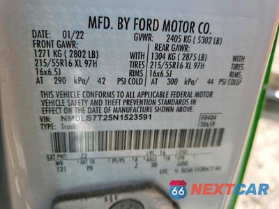 Zdjęcie 14 z 14 samochodu: 2022 FORD TRANSIT CONNECT XLT VIN:NM0LS7T25N1523591 - miniatura