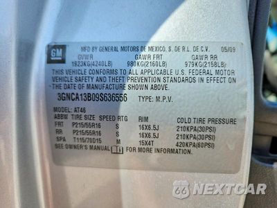 Zdjęcie 13 z 13 samochodu: 2009 CHEVROLET HHR LS VIN:3GNCA13B09S636556 - miniatura