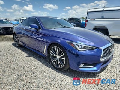 Czwarte zdjęcie samochodu z boku: 2019 INFINITI Q60 3.0T LUXE VIN:JN1EV7EK1KM230283 - miniatura