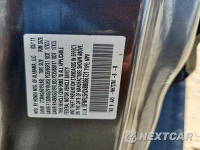 Zdjęcie 13 z 13 samochodu: 2011 HONDA ODYSSEY LX VIN:5FNRL5H24BB066721 - miniatura