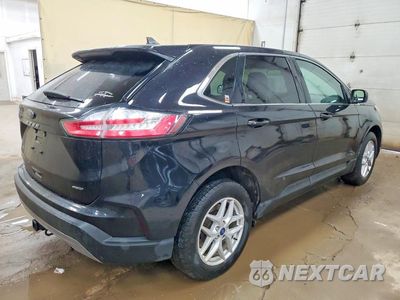 Trzecie zdjęcie samochodu z tyłu: 2021 FORD EDGE SEL VIN:2FMPK4J92MBA00871 - miniatura