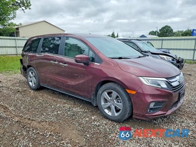 Czwarte zdjęcie samochodu z boku: 2018 HONDA ODYSSEY EX VIN:5FNRL6H55JB094381 - miniatura