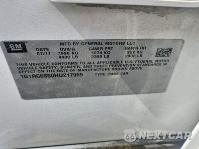 Zdjęcie 12 z 12 samochodu: 2017 CHEVROLET VOLT LT VIN:1G1RC6S50HU217989 - miniatura
