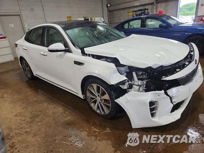 Czwarte zdjęcie samochodu z boku: 2016 KIA OPTIMA SXL VIN:5XXGV4L28GG043014 - miniatura