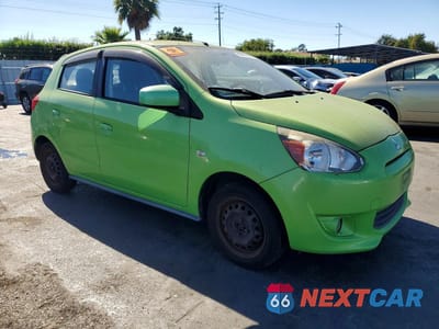 Czwarte zdjęcie samochodu z boku: 2014 MITSUBISHI MIRAGE DE VIN:ML32A3HJ6EH011620 - miniatura