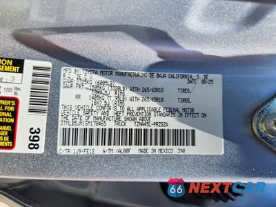 Zdjęcie 12 z 12 samochodu: 2025 TOYOTA TACOMA TRD SPORT VIN:3TMLB5JN1SM178465 - miniatura