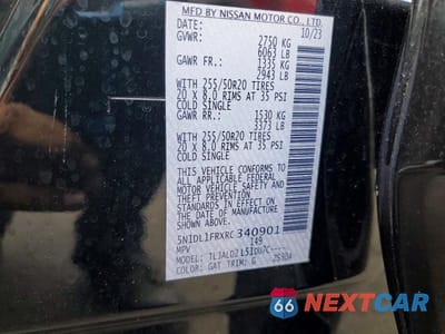 Zdjęcie 14 z 14 samochodu: 2024 INFINITI QX60 LUXE VIN:5N1DL1FRXRC340901 - miniatura