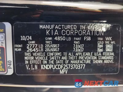 Zdjęcie 13 z 13 samochodu: 2025 KIA SPORTAGE LX VIN:KNDPUCDF2S7370377 - miniatura