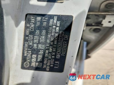 Zdjęcie 12 z 12 samochodu: 2008 HYUNDAI ACCENT GLS VIN:KMHCN46C68U227023 - miniatura