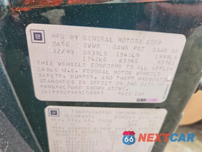 Zdjęcie 12 z 12 samochodu: 1994 CHEVROLET CORVETTE VIN:1G1YY32PXR5108397 - miniatura