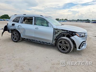 Czwarte zdjęcie samochodu z boku: 2024 MERCEDES-BENZ GLS 450 4MATIC VIN:4JGFF5KEXRB139628 - miniatura