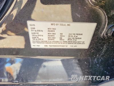 Zdjęcie 12 z 12 samochodu: 2026 TESLA MODEL Y VIN:7SAYGDEE5TF333118 - miniatura