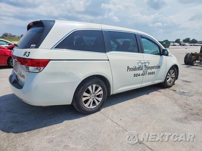 Trzecie zdjęcie samochodu z tyłu: 2016 HONDA ODYSSEY EXL VIN:5FNRL5H61GB071594 - miniatura