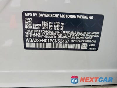 Zdjęcie 12 z 12 samochodu: 2023 BMW 740 I VIN:WBA23EH01PCN52467 - miniatura