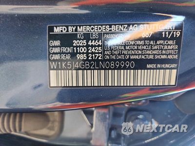 Zdjęcie 12 z 12 samochodu: 2020 MERCEDES-BENZ CLA 250 VIN:W1K5J4GB2LN089990 - miniatura