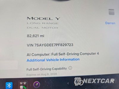 Zdjęcie 9 z 12 samochodu: 2023 TESLA MODEL Y VIN:7SAYGDEE7PF829723 - miniatura