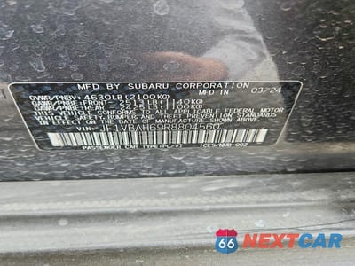 Zdjęcie 13 z 13 samochodu: 2024 SUBARU WRX PREMIUM VIN:JF1VBAH69R8804560 - miniatura