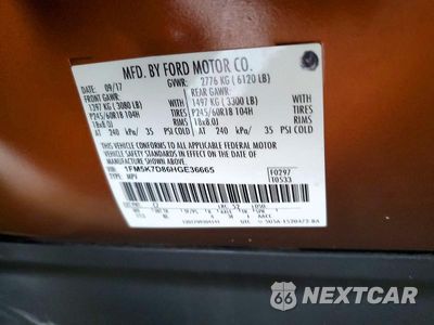 Zdjęcie 13 z 13 samochodu: 2017 FORD EXPLORER XLT VIN:1FM5K7D86HGE36665 - miniatura