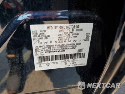 Zdjęcie 13 z 13 samochodu: 2022 FORD MAVERICK XL VIN:3FTTW8F90NRA94548 - miniatura