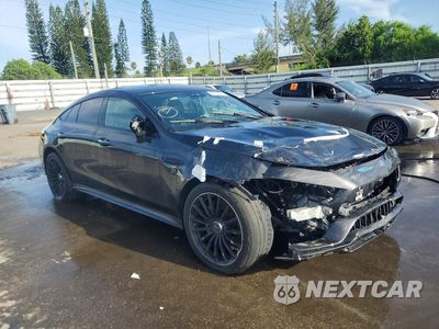 Czwarte zdjęcie samochodu z boku: 2021 MERCEDES-BENZ AMG GT 43 VIN:W1K7X5KB2MA037076 - miniatura
