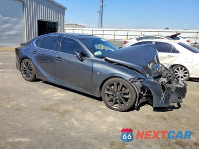 Czwarte zdjęcie samochodu z boku: 2021 LEXUS IS 350 F SPORT VIN:JTHGZ1B20M5040482 - miniatura