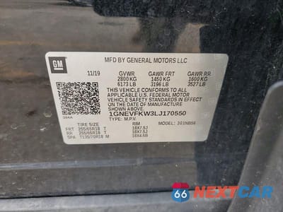 Zdjęcie 13 z 13 samochodu: 2020 CHEVROLET TRAVERSE LS VIN:1GNEVFKW3LJ170550 - miniatura
