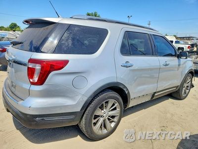 Trzecie zdjęcie samochodu z tyłu: 2018 FORD EXPLORER LIMITED VIN:1FM5K7F89JGB91430 - miniatura