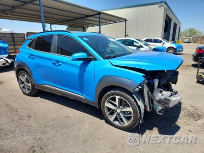 Czwarte zdjęcie samochodu z boku: 2021 HYUNDAI KONA LIMITED VIN:KM8K33A57MU601282 - miniatura
