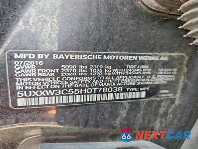 Zdjęcie 13 z 13 samochodu: 2017 BMW X4 XDRIVE28I VIN:5UXXW3C55H0T78038 - miniatura