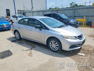 Czwarte zdjęcie samochodu z boku: 2014 HONDA CIVIC LX VIN:2HGFB2F59EH551258 - miniatura