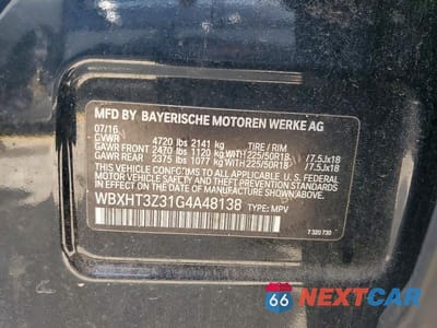 Zdjęcie 12 z 12 samochodu: 2016 BMW X1 XDRIVE28I VIN:WBXHT3Z31G4A48138 - miniatura