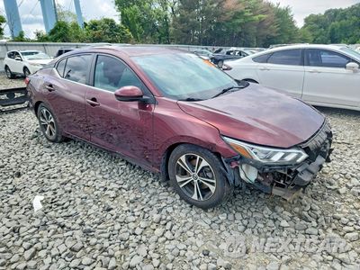 Czwarte zdjęcie samochodu z boku: 2020 NISSAN SENTRA SV VIN:3N1AB8CV0LY296719 - miniatura