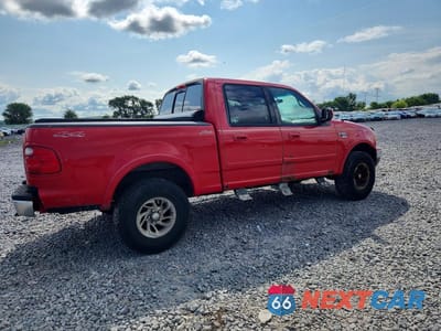 Trzecie zdjęcie samochodu z tyłu: 2001 FORD F150 SUPERCREW VIN:1FTRW08L91KC32624 - miniatura